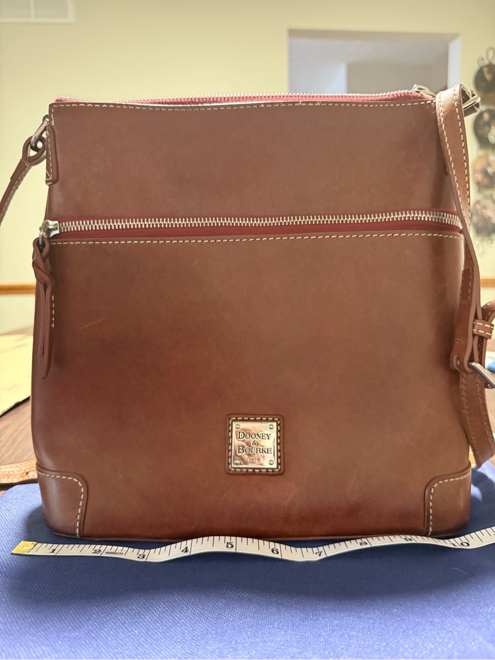 Dooney & Bourke Brown Florentine Leather Crossbody